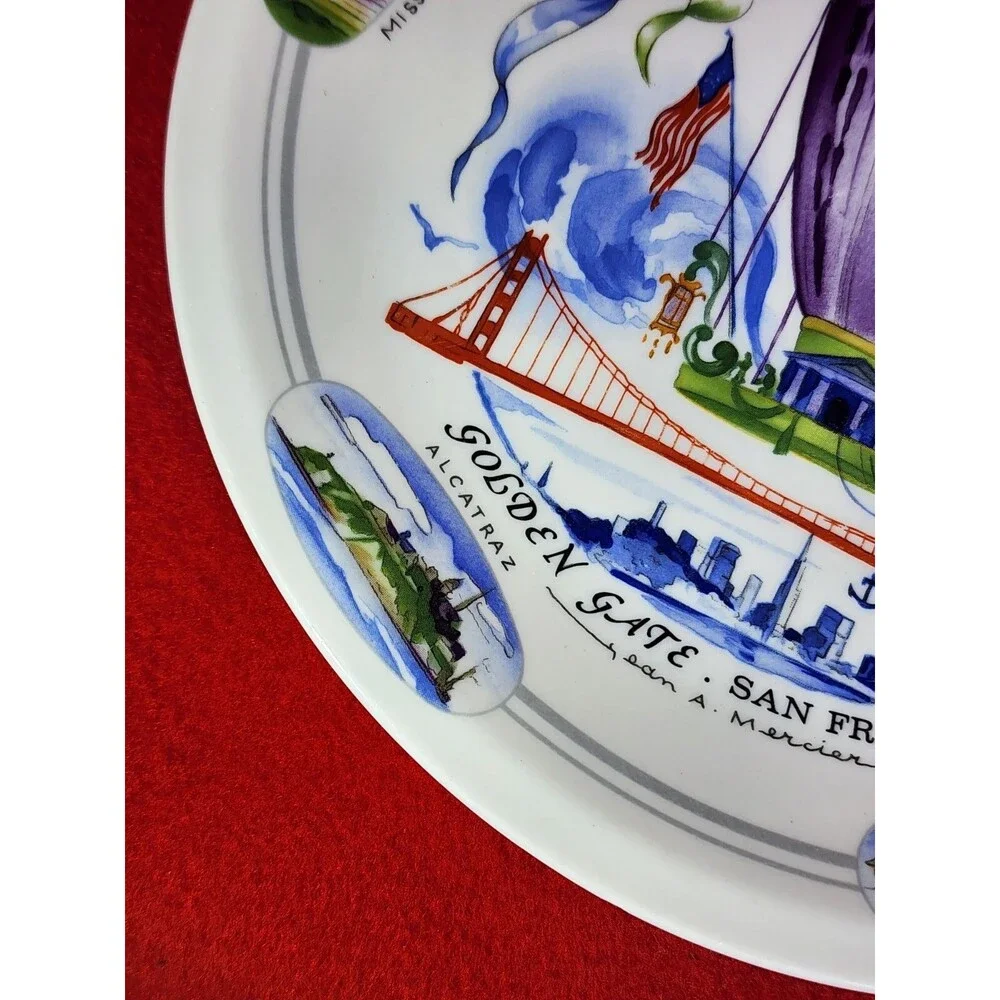 Villeroy & Boch “Balloon Golden Gate San Francisco” Porcelain Collectors Plate
